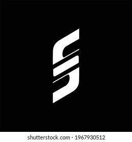 Letter S monogram logo design. Vector EPS10
