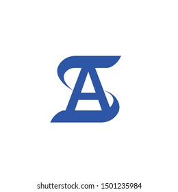 Letter S and A monogram, logo, template, SA Monogram .vector