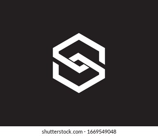 Letter S Monogram Logo Vector Stock Vector (Royalty Free) 1669549048 ...