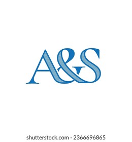 Letter A  S Monogram Logo Vector Design