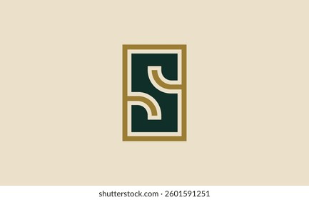 Letter S monogram vector logo design