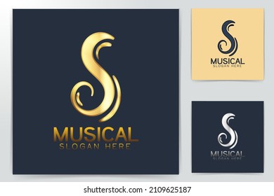 Letra S , Diseño de logotipo de instrumentos musicales