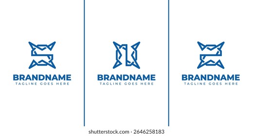 Letra S N Z Star Logo, simbolizando excelência, ambição e identidade de destaque