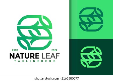 Letter S Nature Leaf Logo Design Vector TemplateLetter S Nature Leaf Logo Design Vector Template