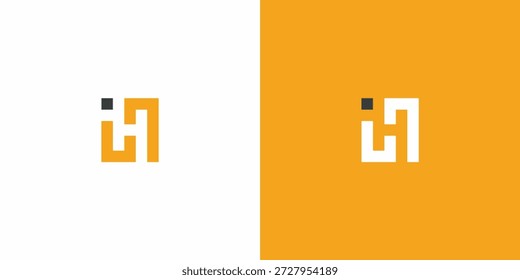 Letra S espaço negativo H Logo