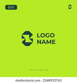LETTER S NEGATIVE SPACE LOGO DESIGN