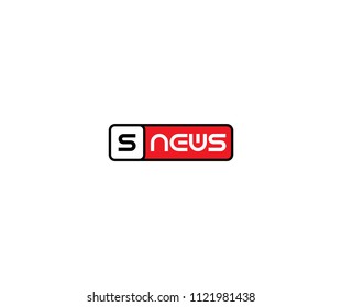 Letter S News Logo Design Template