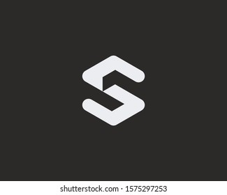 The letter S with the number 1 in negative space. Very stylish and elegant but still simple. editable and easy to custom