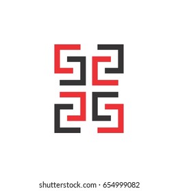 letter s and number 2 maze logo
