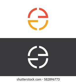 letter S and O monogram logo concept