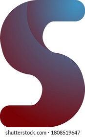 The letter S on isolated background