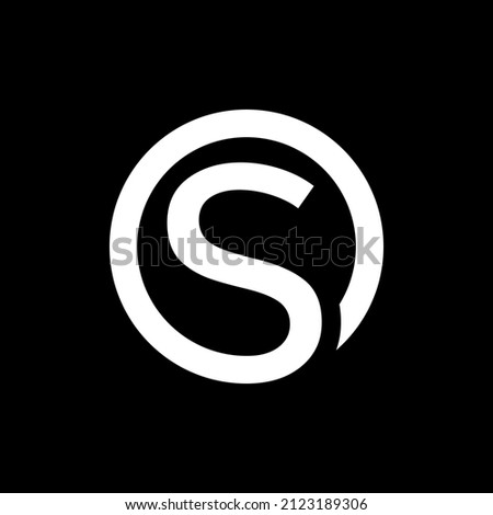 Letter S or OS Logo can be use for icon, sign, logo and etc