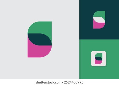 letter s overlap logo design vector template