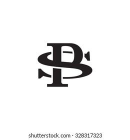 Letter S And P Monogram Logo