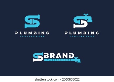 letter S pipe bundle logo