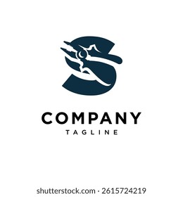 Letter S Pliers Logo Icon Vector