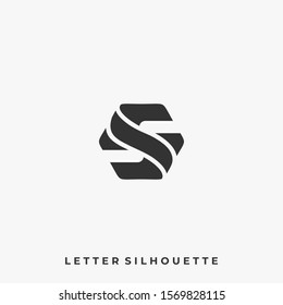 Letter S Polygon Illustration Vector Template. Suitable for Creative Industry, Multimedia, entertainment, Educations, Shop, and any related business