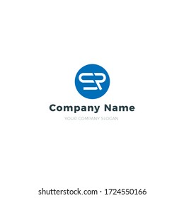 Diseño de plantillas de logotipo de letra S o R, icono, logotipo de vectores