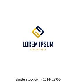 Letter S Rectangular Abstract Creative Modern Business Monogram Logo