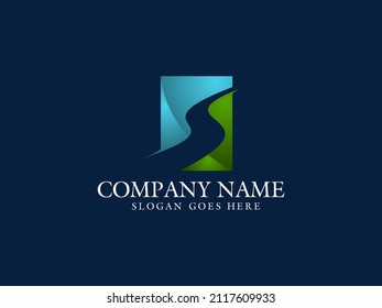El logo de la carta de un resumen de carreteras