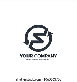 Letter S rounded icon