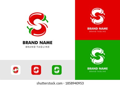 Letter S Sauce Logo : Business Theme, Culinary Theme, Food Theme, Infographics and Other Graphic Related Assets.