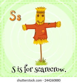 A letter S for scarecrow