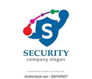 Letter S Security Logo Template Design Vector, Emblem, Design Concept, Creative Symbol, Icon