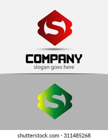 Letter S set Alphabetical Logo Design Concepts

