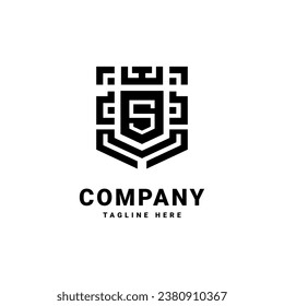 Letter S Shield Logo Design, brand identity logos vector, Monogram logo, Logo Designs Vector Illustration Template