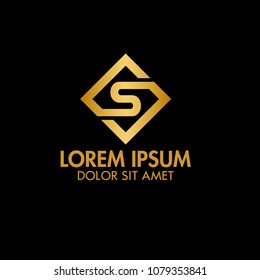 Letter S shield logo icon vector template