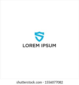 Letter S shield logo icon design template elements