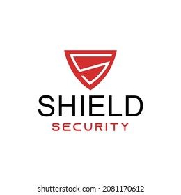 letter s shield logo technology for security and privacy