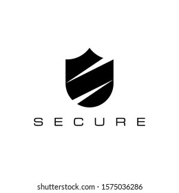 Letter S Shield for the security technology logo/icon