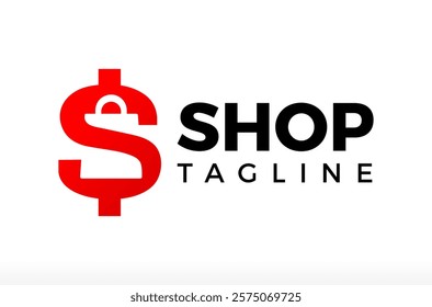 Letter s shopping logo design, shop logo, sale logo, saving money logo, digital marketing selling product, shipping shopping, online store, online shopping app, shopping bag, dollar, cart, Ecommerce