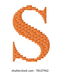 The letter S is shown in the picture.