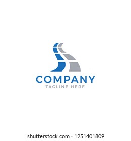 Letter S, side walk logo design