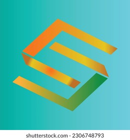 Letter s sign design template element. Vector abstract symbol for your business