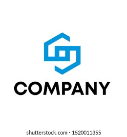 letter S sign template vector logo
