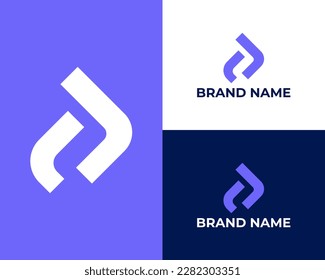 Letter S Simple abstract minimalist logo for sport company