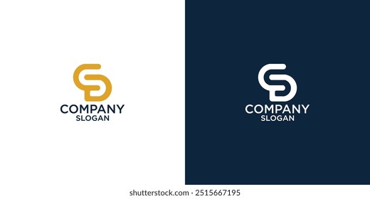 letter s simple abstract monogram logo vector design