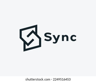 Letter S Simple Monogram Logo
