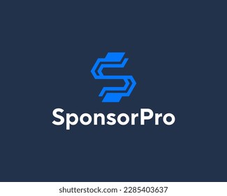 Logotipo de Monograma sencillo de la letra S