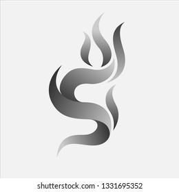 Letter S Smoke Logo