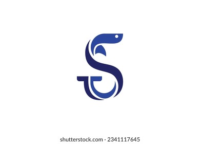 Logo-Design der Buchstabenschlange