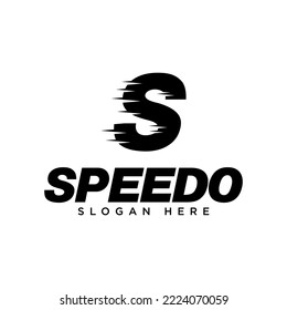 letter s and speed logo icon and vector