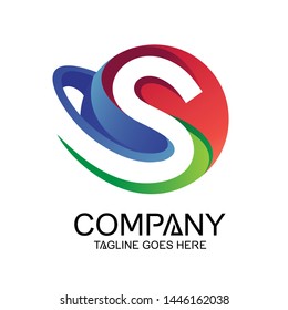 Letter S Sphere Logo Design