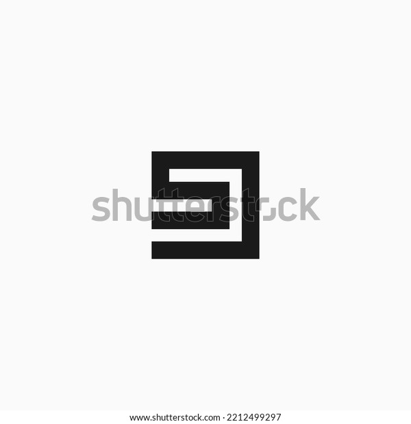 Letter S Square Logo Design Vector Stock Vector (Royalty Free ...