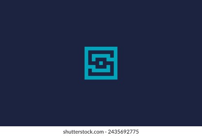 letra s cuadrado logotipo icono diseño vector plantilla de diseño inspiración