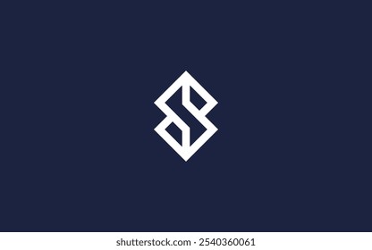 Letter s with square logo icon design vector design template inspiration